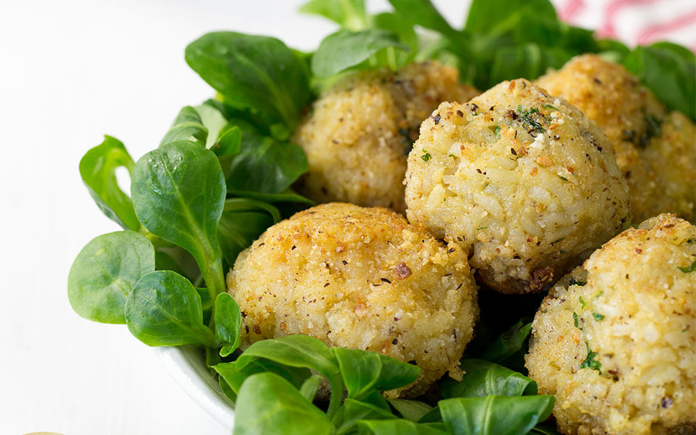 Arancini with Emmental