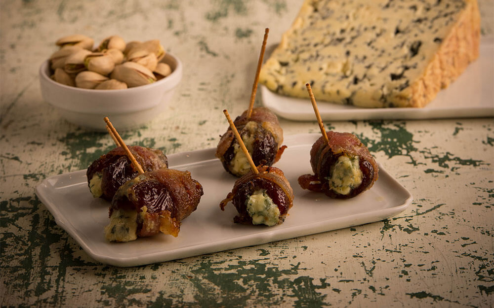 Bacon Wrapped Bleu d'Auvergne