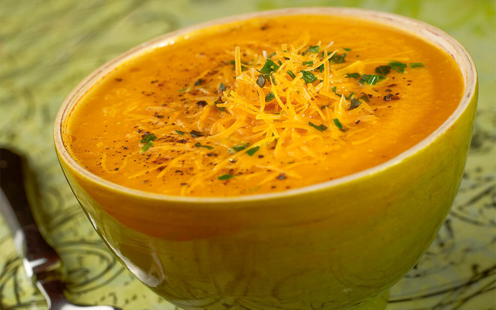 Carrot Velouté with Mimolette
