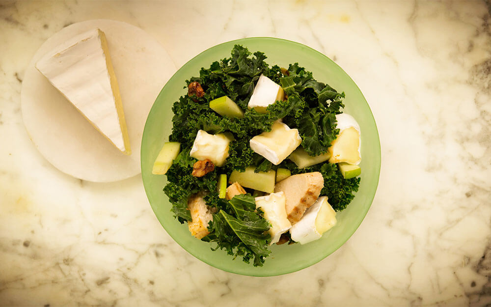 Kale Salad with Brie