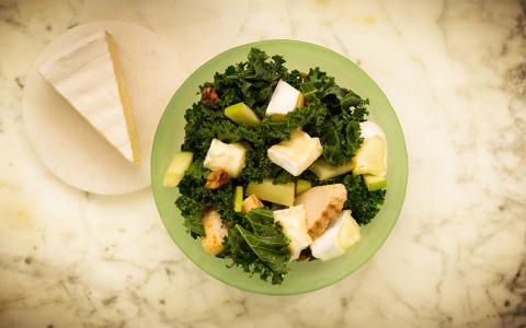 Kale Salad with Brie