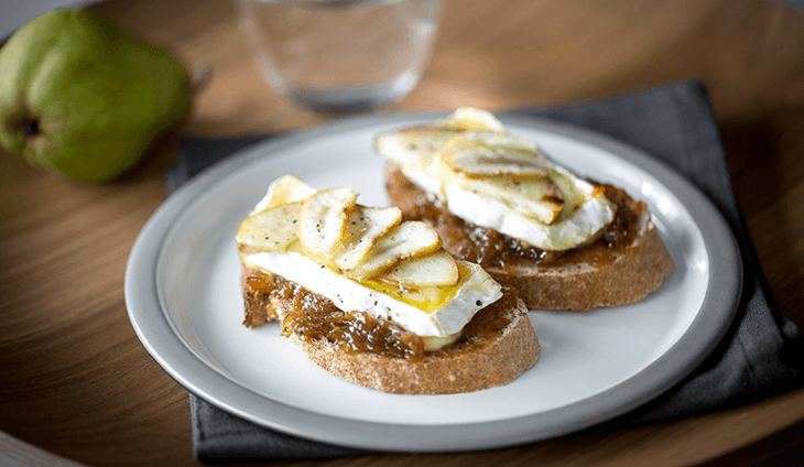 Tartines with European Cheeses